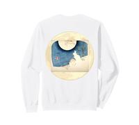 Conigli della Luna - Arte Giapponese Ukiyo-e d’Autunno Felpa