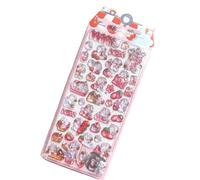 Conigli In Rilievo Adesivo Animale Bambini Motivazionali Per Bottiglia D'acqua Notebook Journal Planner Scrapbooking Texture In Rilievo