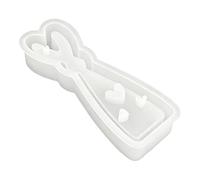 Conigli robusti in silicone con dettaglio a righe e puntini per realizzare saponi artistici o artigianali