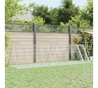 Conigliera Argento 400x105x91 cm in Acciaio Zincato