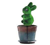 Coniglietti pasquali inserti da giardino - cartelli verdi per cortile di coniglio | primaverili animali per aiuole, sentieri, terrazze, prato, decorazione pasquale all'aperto, decorazioni per le