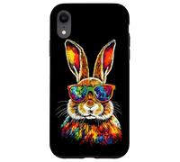 Coniglietto con Occhiali da Sole Coniglio Lepre Marrone Custodia per iPhone XR
