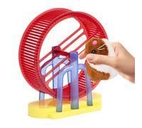 Coniglietto elettronico di peluche - Modello animale interattivo con supporto e ruota mobile, comportamento di simulazione realistico, consistenza morbida al , compagno di stimolazione visiva | A