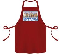 Coniglietto Felice Pillole Antidepressivo Cotone Grembiule 100% Biologico