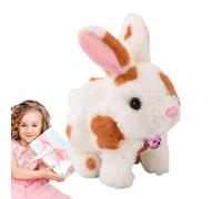 Coniglietto Giocattolo Dall'Aspetto Realistico Giocattolo Realistico che | Elettronico Peluche Pasquale Educativo con Suoni, Ideale per Bambini, Comp
