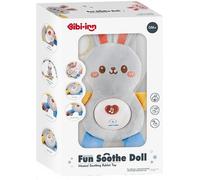 Coniglietto grigio peluche ninna nanna