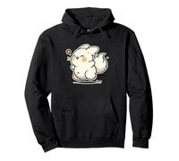 Coniglietto Kawaii cicciotto con Coda soffice Cuore Felpa con Cappuccio
