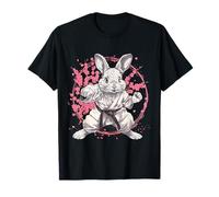 Coniglietto Kickboxing Taekwondo Karate MMA Bunny Graphic Maglietta