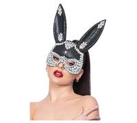 Coniglietto Maschera da Donna Halloween Maschera Lustrini Performance Ballerina