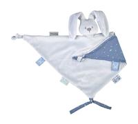 Nattou- Coniglio Grande di Stoffa per Coccole, Colore Blu Pastello, 875806