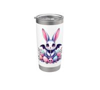 Coniglietto pasquale gotico - Spooky Cute Pastel Goth Design Bicchiere termico in acciaio inox doppia parete