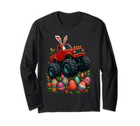 Coniglietto pasquale guida Monster Truck Egg Hunt Art Maglia a Manica