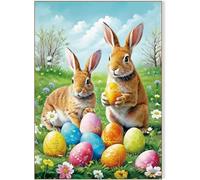 Coniglietto Pasquale Puzzles 1200 Pezzi per Adulti, Challenge Gioco Educativo per adulti, puzzles per Gioco Familiare, Giochi Rilassamento e Intelligence, puzzle 1200 pezzi 75 x 50 cm