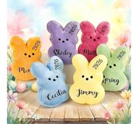 Coniglietto Personalizzato con Tasca - Oggetto Decorativo e Regalo Commemorativoo, Idee Regalo Pasqua, Coniglietto Pasqua Personalizzati per Cestino e Decorazione Festiva, Portamonete a Forma di Bunny