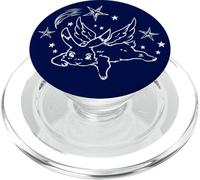 Coniglietto Y2K anni '90 con le ali sotto la coda stellata PopSockets PopGrip per MagSafe