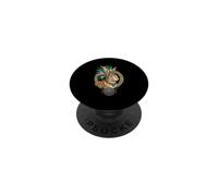 Coniglio azteco Messico Azteco Tribale Antica Civiltà PopSockets PopGrip Adesivo