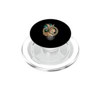 Coniglio azteco Messico Azteco Tribale Antica Civiltà PopSockets PopGrip per MagSafe