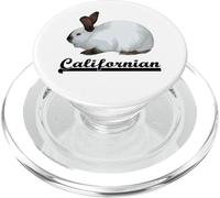 Coniglio californiano per gli appassionati di animali domestici di questa razza di PopSockets PopGrip per MagSafe