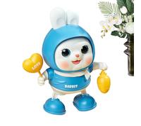 Coniglio Cantore Giocattolo per Bambini | Coniglio Elettrico con Musica e Luce,Giocattoli Musicali Cartoon | per Bambini e Ragazze Compleanno Feste Natale Sala Giochi Camera da Soggiorno Casa