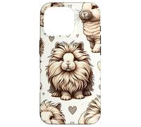 Coniglio carino coniglio estetico testa di leone modello Custodia per iPhone 16 Pro