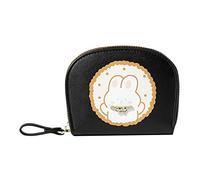 Coniglio Carino Multi Card Signore Titolare Della Carta Multifunzionale Grande Capacità Della Chiusura Lampo Borsa Nota 10 Plus Caso Robusto, Nero , Taglia unica