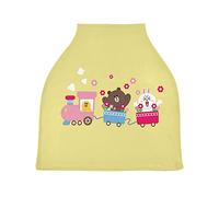 Coniglio Coniglietto Orso Felice Auto per Bambini Passeggino Tettoia Copri Seggiolino Copertura Infermieristica per L'Allattamento Al Seno All-In-1 Morbido Traspirante Elastica Tettuccio