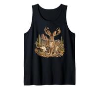 Coniglio della Fauna Selvatica Occidentale del Deserto Jackalope Cryptid Canotta