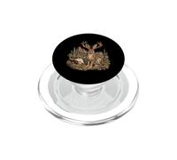 Coniglio della fauna selvatica occidentale del deserto Jackalope Cryptid PopSockets PopGrip per MagSafe