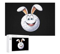 Coniglio di Pasqua Coniglio Golf Ball Puzzle per Adulti Famiglia Attività Giochi Home Decor Puzzle 1000 PCS