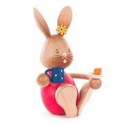 Coniglio di Pasqua Stupsi " Con Tazza Caffè U. Torta " H:11,2cm Nuovo Statua