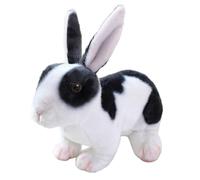 Coniglio Di Peluche, Adorabile Coniglietto Di Peluche Morbido Regalo Da Abbracciare For Il Compleanno Pasqua E Decorazioni La Casa Ideale For Bambini Adulti Ragazze Ragazzi(Black,30cm/11.8in)