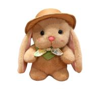 Coniglio di peluche - LED, coniglio di peluche con cappello e borsa con | per cesto pasquale, camera dei bambini, compleanno, adulti, famiglia, giovani, Natale, compagno di viaggio, camera da