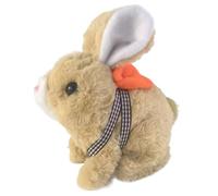 Coniglio di Peluche - Morbido Che Cammina E Abbaia Con Coda Scodinzolante,Giocattoli Coniglio Abbracciabili Per Bambini - Per Famiglie Bambine Gioco Educativo Interno Esterno Decorazione Casa Compagno