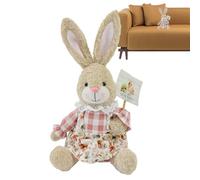 Coniglio di peluche morbido, decorativo pastorale dolce e per la casa, peluche coniglio pasquale | regalo per ragazza ragazzo adolescente famiglia amici