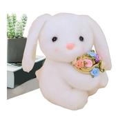 Coniglio di peluche - Simpatico cuscino a forma di coniglio per la decorazione della casa - Statuetta di coniglio di peluche per bambini, soggiorno camera da tavolo studio camera dei bambini