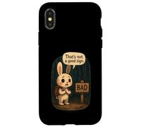 Coniglio Divertente Meme - That’s Not a Good Sign Custodia per iPhone X/XS