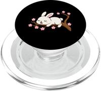 Coniglio E Sakura Ciliegio In Fiore Stile Giapponese Kawaii PopSockets PopGrip per MagSafe