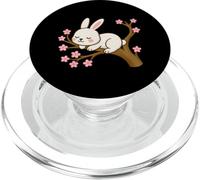 Coniglio E Sakura Ciliegio In Fiore Stile Giapponese Kawaii PopSockets PopGrip per MagSafe