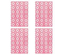 Coniglio Gabbia Tappetini Plastica Piedi Riposo Pastiglie 4 Confezione Set per