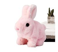 Coniglio giocattolo per bambini, coniglietto giocattolo per bambini | Peluche coniglietto elettrico realistico, animale robotico appeso con movimenti naturali per compleanno, Pasqua
