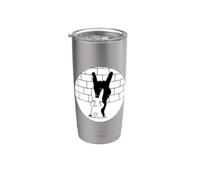 Coniglio gioco ombreggiante le cornette Rocker e Heavy-Metal Bicchiere termico in acciaio inox doppia parete