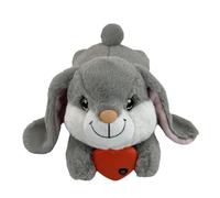 Coniglio in peluche a batte il cuore, coniglio battente per cani - Giocattolo morbido per alleviare lo stress per cuccioli, giocattolo comodo da coniglio in peluche cucciolo, giocattolo morbido per
