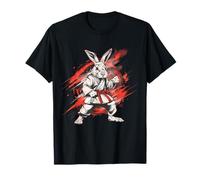Coniglio Karate Jiu-Jitsu MMA Taekwondo Martail Arts Bunny Maglietta