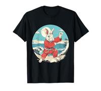 Coniglio Karate Jiu-Jitsu MMA Taekwondo Martail Arts Bunny Maglietta