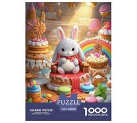 Coniglio Lop-earedJigsaw Puzzles for Adults 1000 Piece Age 12+ for Adults FamilyPuzzle Game Beautiful Decoration for Women Gifts for Man38x26cm/1000pcs