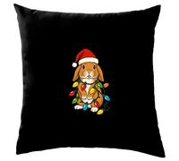 Coniglio Luci di Natale - Cuscino - Love Carino Cucciolo Divertente