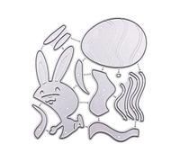 Coniglio Metallo Taglio Muore Stencil Per Scrapbooking Decorativo Cartoline In Goffratura Template Timbro Metallo Steli