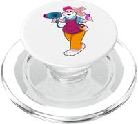 Coniglio Parrucchiere Asciugacapelli PopSockets PopGrip per MagSafe