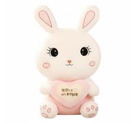 Coniglio peluche abbraccio cuore, cuscino carino, regalo per ragazze