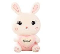Coniglio peluche abbraccio cuore, cuscino carino, regalo per ragazze